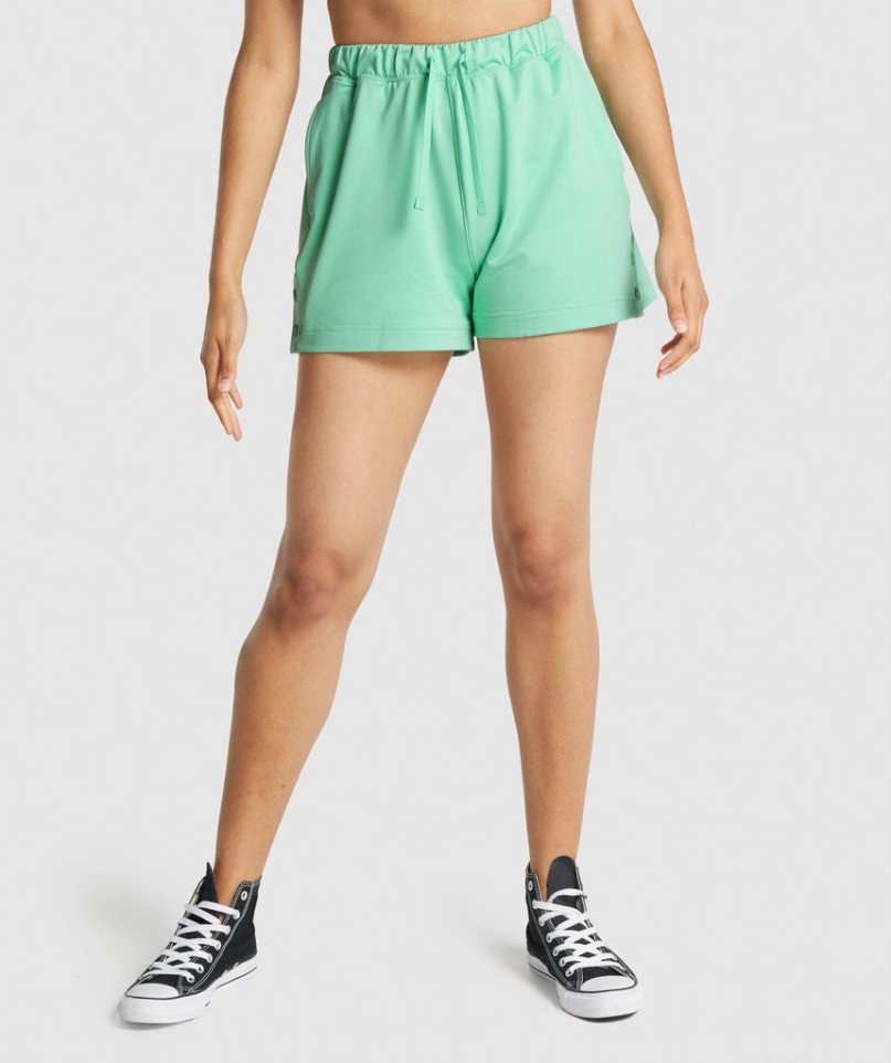 Women's Gymshark Recess Shorts Light Green | NZ 4MQUPR